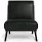 Palm Springs Leather Armchair Black by Freedom