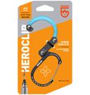 Heroclip Mini Hooked Carabiner, Black Blue