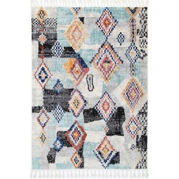 Boho Moroccan Zagora Multi Rug 200x290 cm