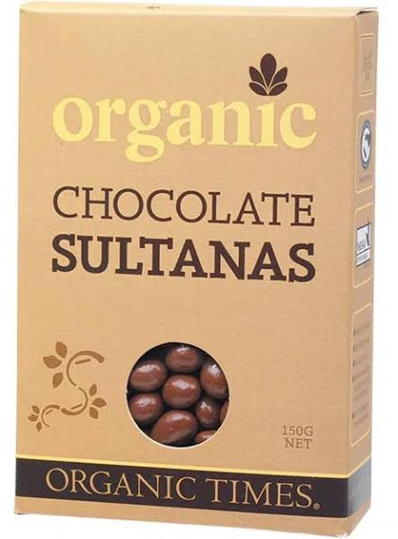 Organic Times Milk Chocolate Sultanas - 150g