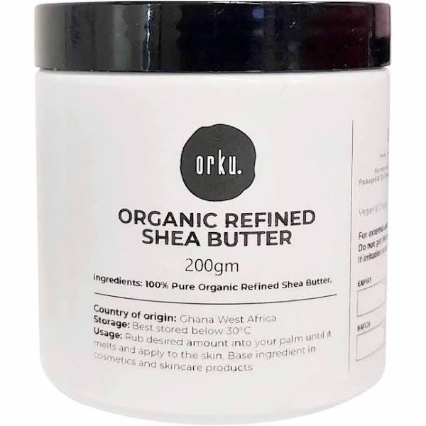 200g Refined Shea Butter Jar - Organic Pure African Karite Moisturiser