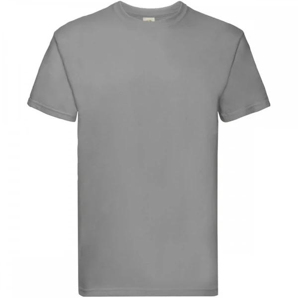 Fruit of The Loom 61044 Super Premium T-Shirt Zinc - Size: L Colour: Z