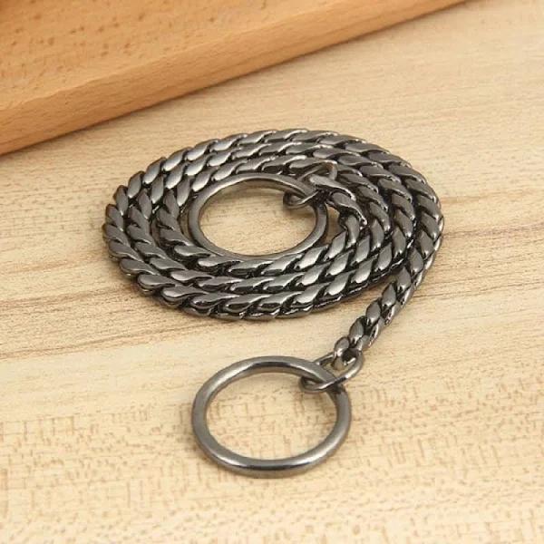 Goslash Stainless Steel Copper Plating Dog Collar Chain