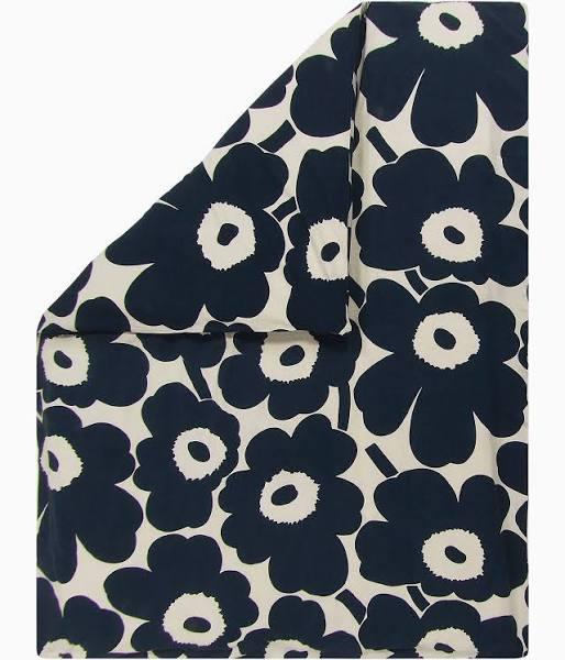 Marimekko Unikko Duvet Cover 150x210cm cotton,dark Blue Onesize