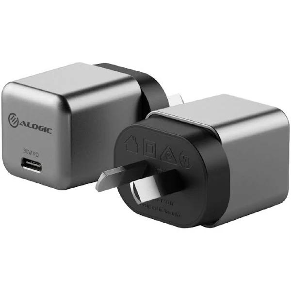 Alogic 1X30 30W Rapid Power USB-C Mini GaN Charger