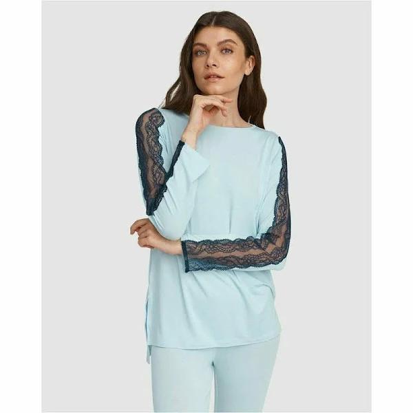 Oh!Zuza Lace Trim Pyjama Set - Light Blue - S