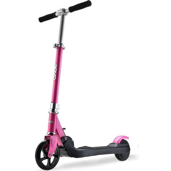 ROVO Kids Electric Scooter Lithium Ride On Foldable E Scooter 125W Rechargeable Pink