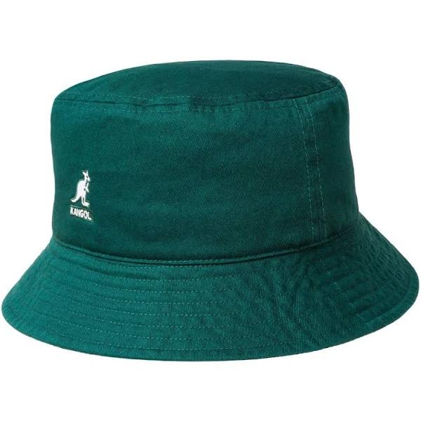 Kangol Washed Bucket Hat - Pine - M - Unisex