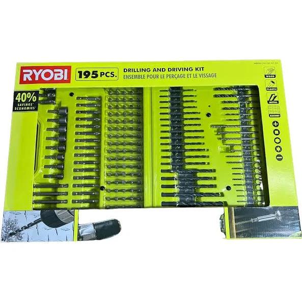 Ryobi Drill and Driver Bit Set (195-Piece)