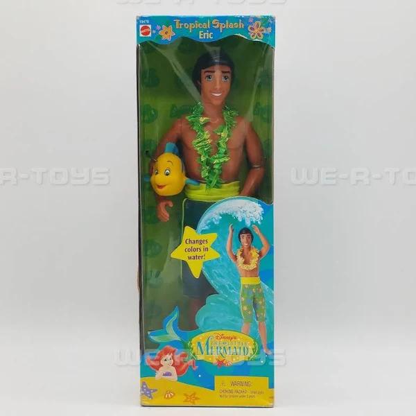 Mattel Disney The Little Mermaid Tropical Splash Eric Changes Colour in Water