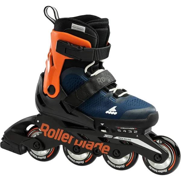 Rollerblade Microblade Blue Orange Kids Skates EU 36.5-40.5