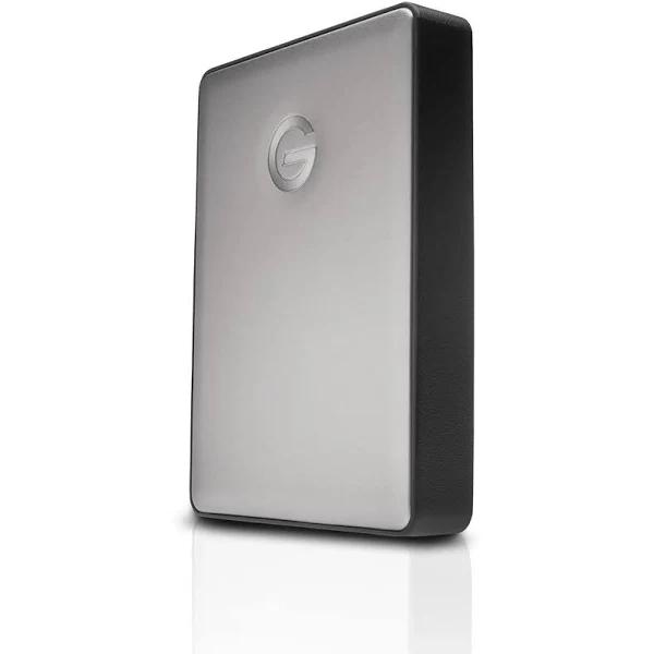 G-Technology 4TB G-DRIVE Mobile USB-C (USB 3.1) Portable External Hard Drive, Space Gray - 0G10347