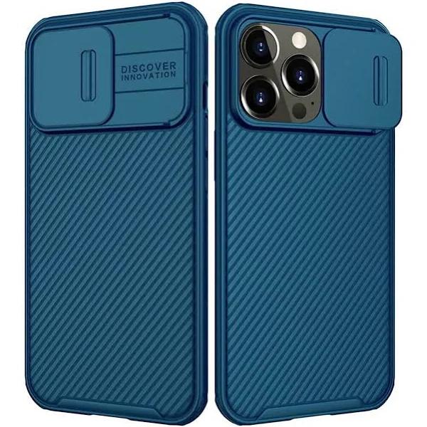 Veloreo iPhone 12 Pro Blue MagSafe Compatible Heavy Duty Case with Camera Cover