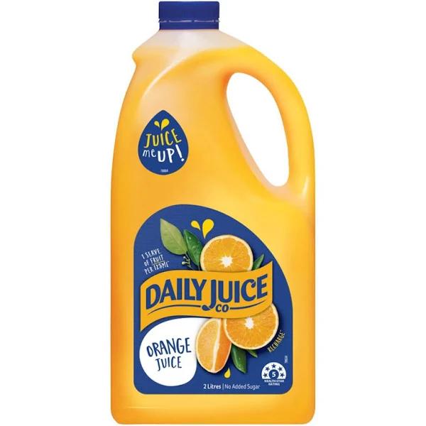 Daily Juice No Added Sugar Orange Juice 2L