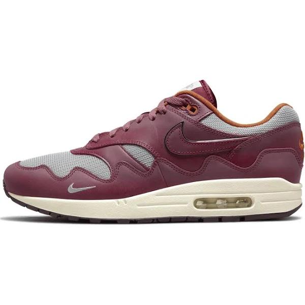 Nike Patta x Air Max 1 'Rush Maroon' Sneakers | Red | Men's Size 6.5