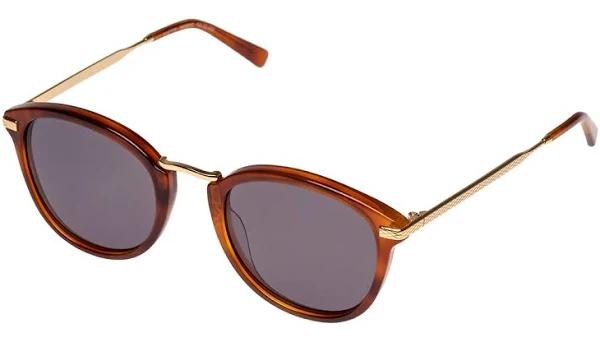 Oroton Odette Sunglasses - Syrup Tort/Green Lenses