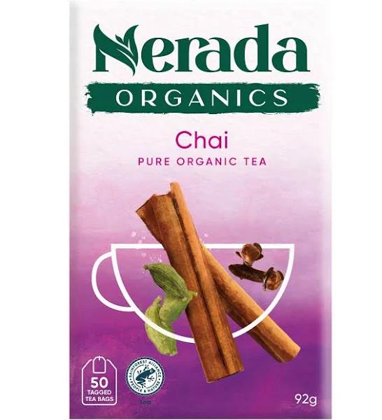 Nerada Organics Pure Chai Tea Bags 50 Pack