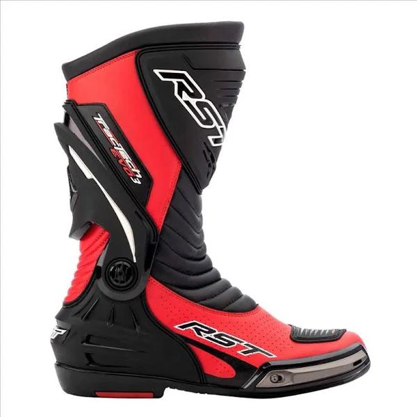 RST Moto Tractech Evo III CE Boots - Red/Black - 47