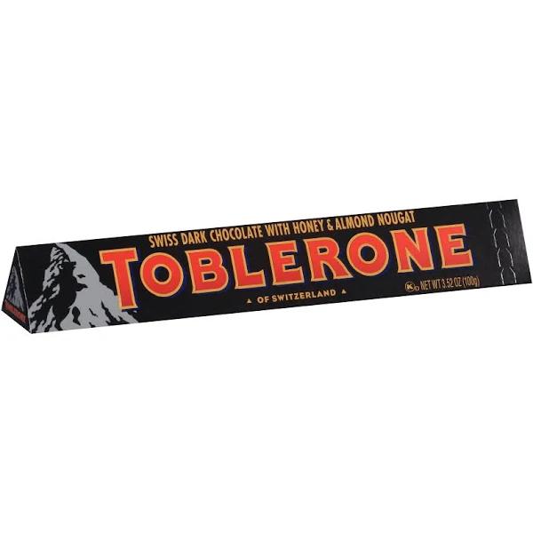 Toblerone Dark Chocolate with Honey almond Nougat Chocolate Bar 100g