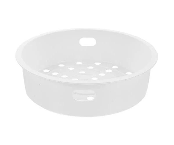 Food Steam Tray Dim Sum Basket Steamer Insert Rack Dumpling Bun White