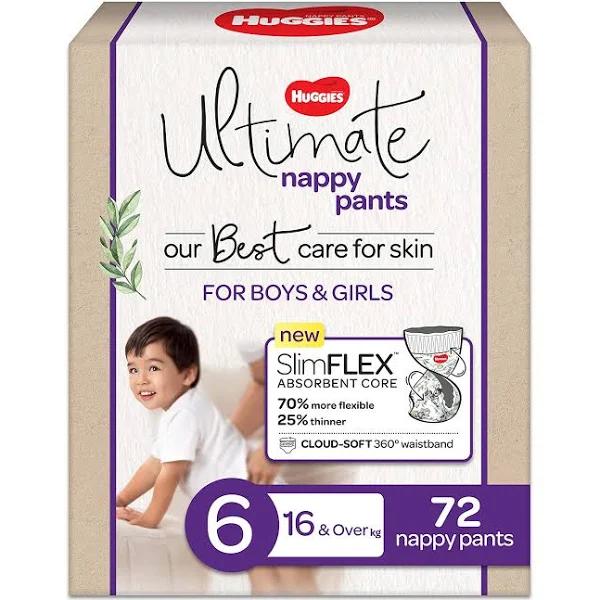 Huggies Ultimate Nappy Pants 72 Pack Size - 6