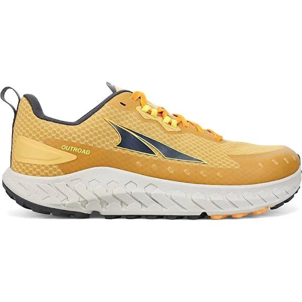 Altra Men's Outroad Shoe - 9 - Gray/Yellow