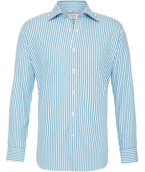 MJ Bale Stafford Shirt in Turquoise 38