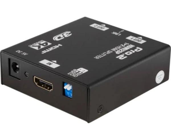 Pro2 2 Way HDMI Splitter 1 in 2 Out 3D Supported - HDMI2SP