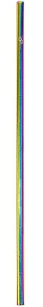 IOco Embossed Stainless Steel Straw- Rainbow