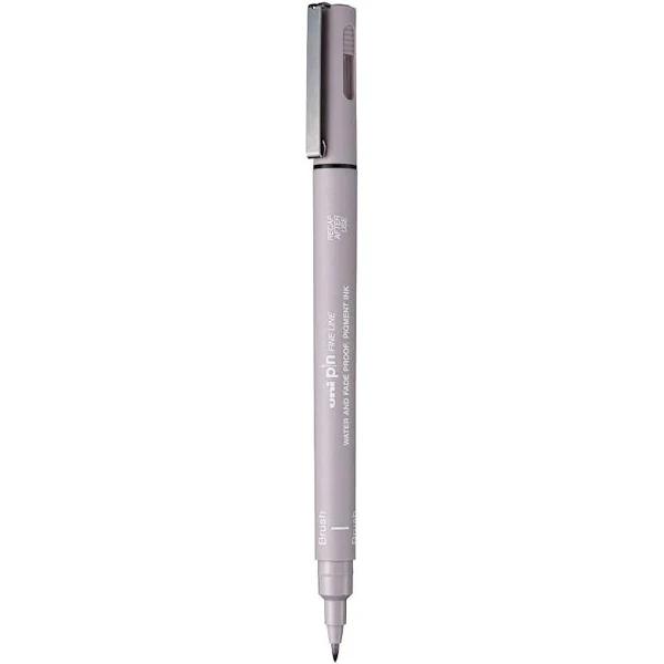 Uni Pin Drawing Pen Light Grey Brush / Single