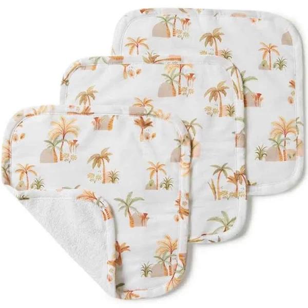 Snuggle Hunny Organic Wash Cloths (3 Pack) Palm Springs