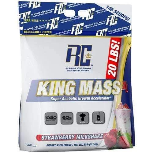 Ronnie Coleman Signature Series King Mass XL - 20lbs Strawberry Milkshake