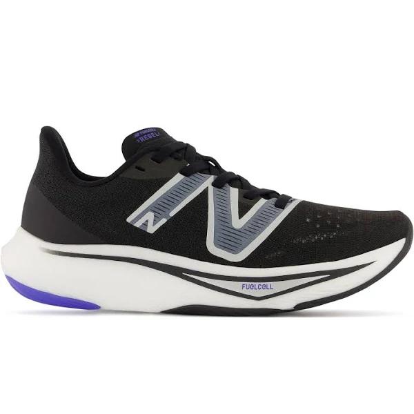 New Balance Women's FuelCell Rebel V3 Black/Aura/Vibrant Spring Glo - Size 5