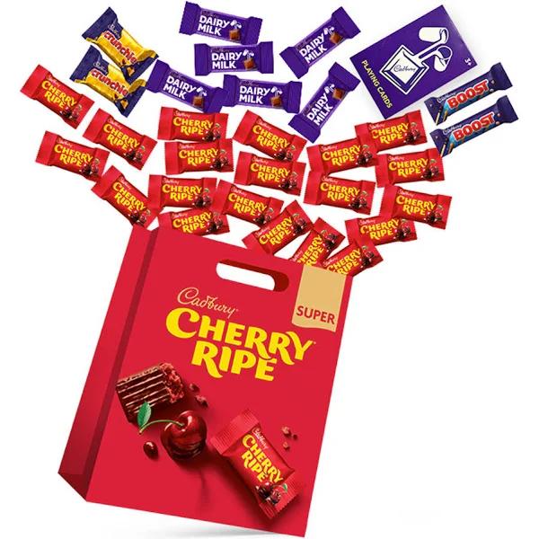 30pc Cadbury Dairy Milk Cherry Ripe Super Showbag Chocolate Confectionery Snacks - AfterPay & zipPay Available