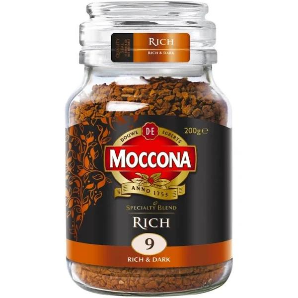 Moccona Freeze Dried Instant Coffee Rich 200g