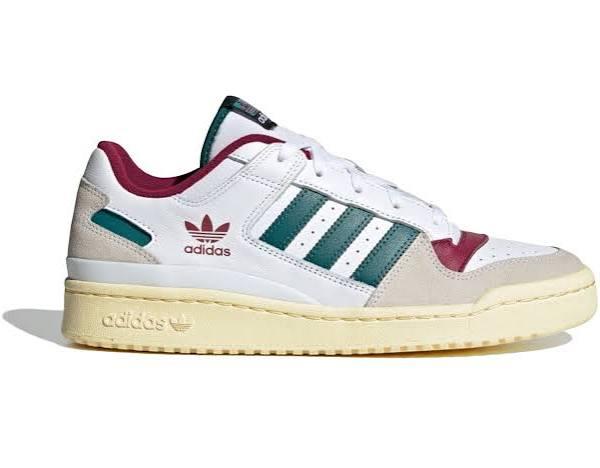 Adidas Forum Low White Teal Burgundy