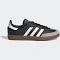 Adidas Kids Samba Vegan Kids Black / White / Gum Shoes - Size 12K - Ftwwht/cblack/gums