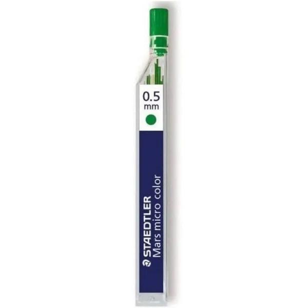 Staedtler 254 05-5 Mars Micro Colour Leads 0.5mm Green - Tube 12