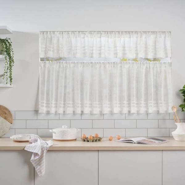 Brampton House Mila Sheer Café Curtains