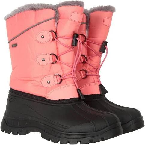 Mountain Warehouse Childrens/Kids Whistler Adaptive Snow Boots Pink 13 UK Child