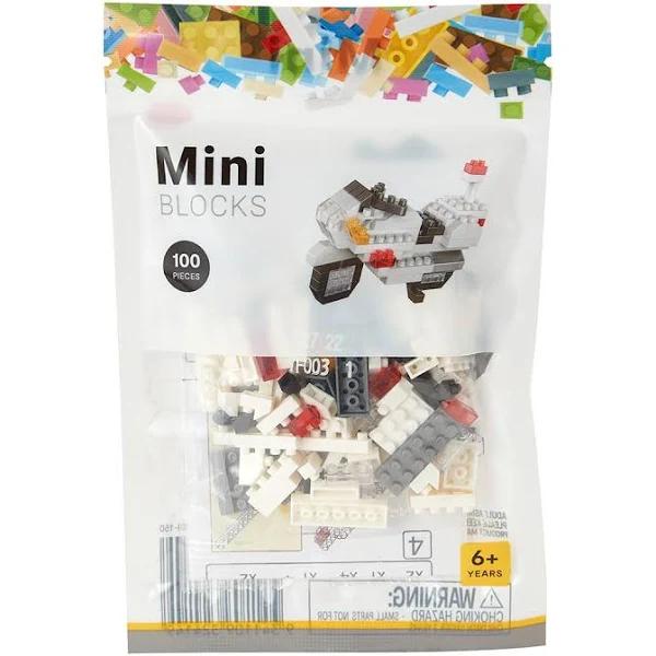 Kmart 100 Piece Mini Blocks-Motorcycle