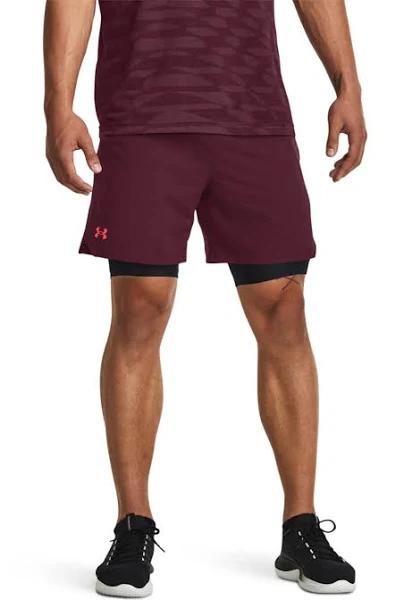 Under Armour Vanish Woven 6in Shorts Burgundy - XL