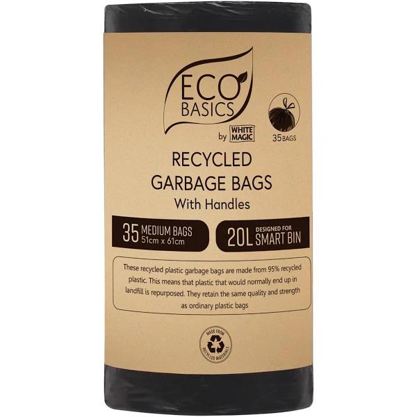 White Magic Eco Basics Garbage Bags Medium