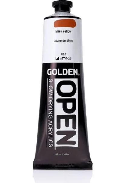 Golden : Open : Slow Drying Acrylic Paint : 148ml (5oz) : Mars Yellow