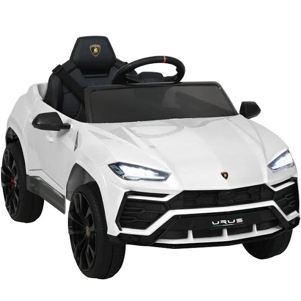 12V Electric Kids Ride On Toy Car Licensed Lamborghini Urus Remote Control - White