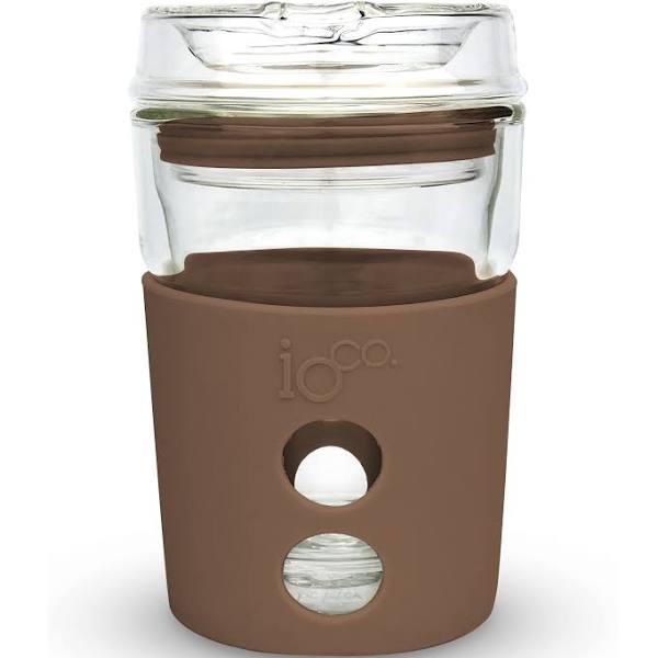 IOco 4oz Piccolo All Glass Coffee Traveller - Mocha