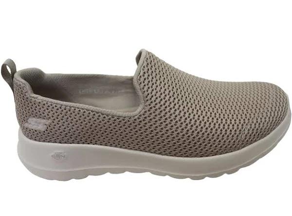 Skechers Womens Go Walk Joy Comfortable Casual Slip On Shoes - Taupe - 10.5 US or 27.5 cm