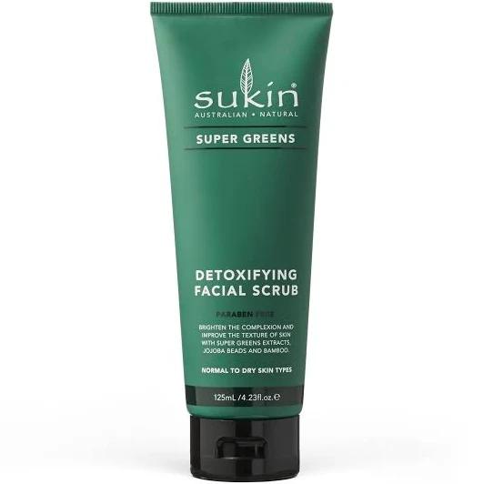 Sukin Super Greens Detoxifying Facial Scrub 125 ml