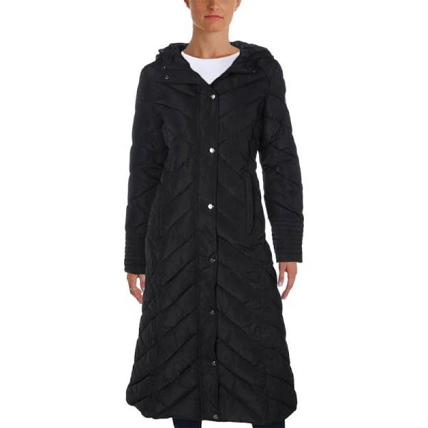 Madden Girl Women's Coats & Jackets Puffer Coat - Color: Black - S US