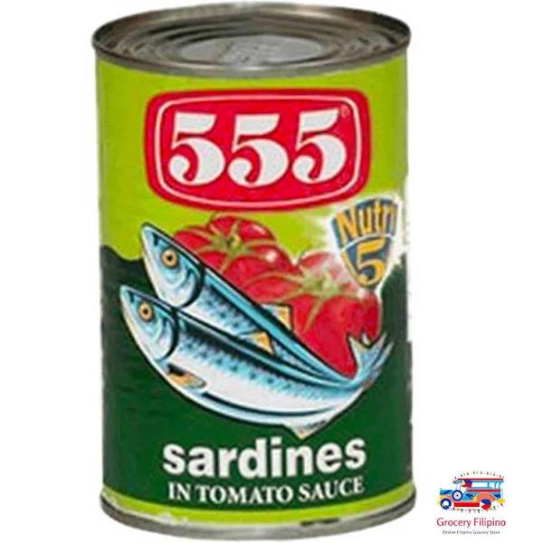 555 Sardines in Tomato Sauce 155g